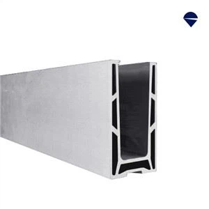 조정 가능한 0.5kN 상단 마운트 알루미늄 유리 채널